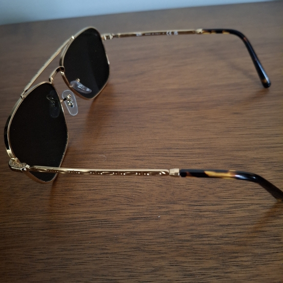 Ray-Ban New Caravan 3636 Gold Frames Green G-15 Lenses EUC - Picture 13 of 16